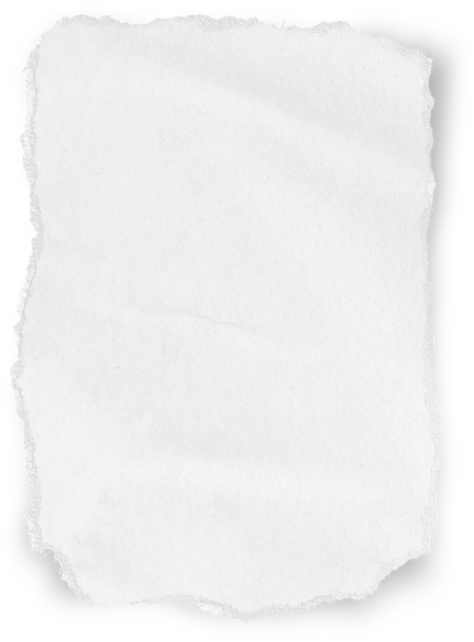 White Crumpled Paper with Torn Edges